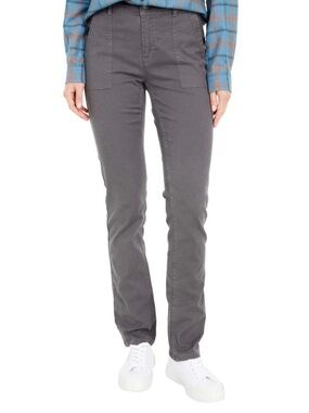 Toad&Co Earthworks Slim Pant - Women’s Size 4 - Soot (Charcoal Gray/Brown)